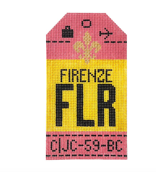 Firenze Retro Travel Tag