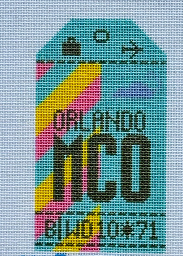 Orlando Retro Travel Tag