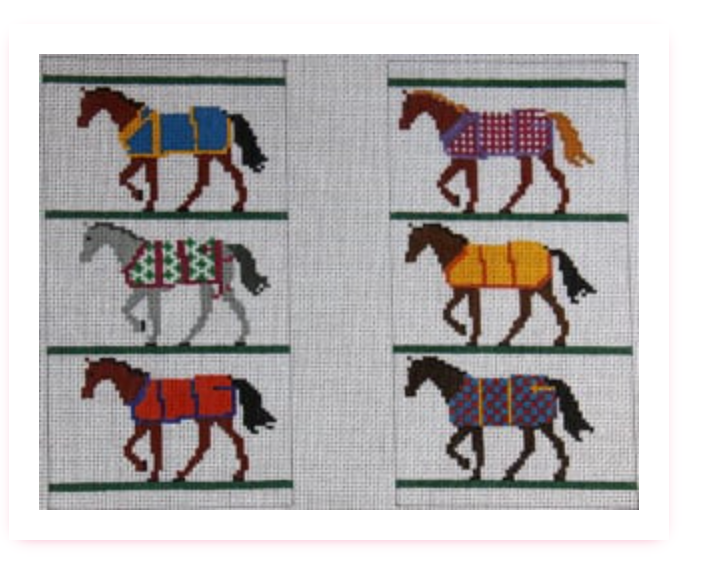 Horse Blankets Eyeglass Case