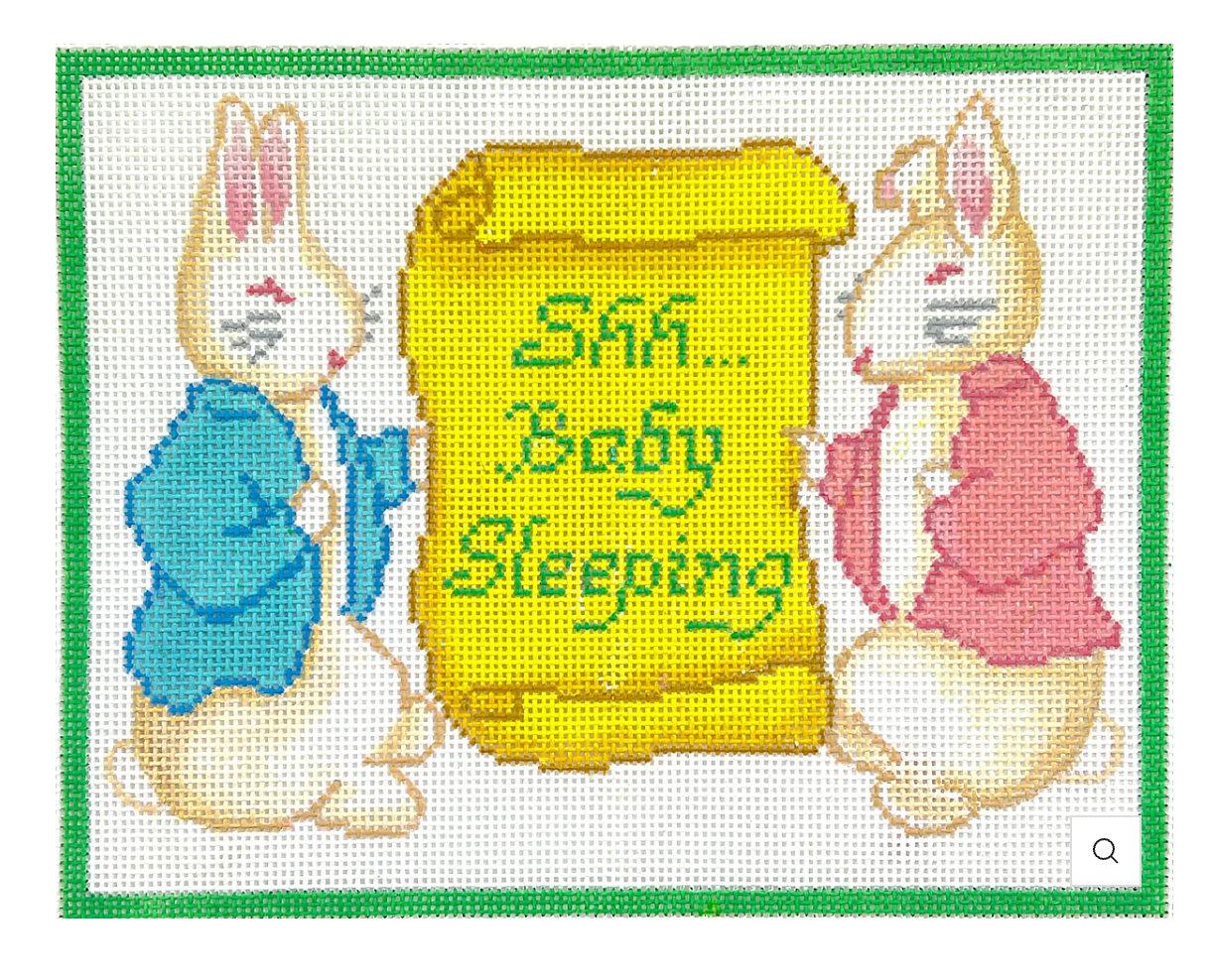 Shh Baby Sleeping Two Bunnies