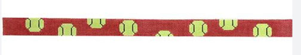 Bouncing Tennis Balls on Red Dog Collar