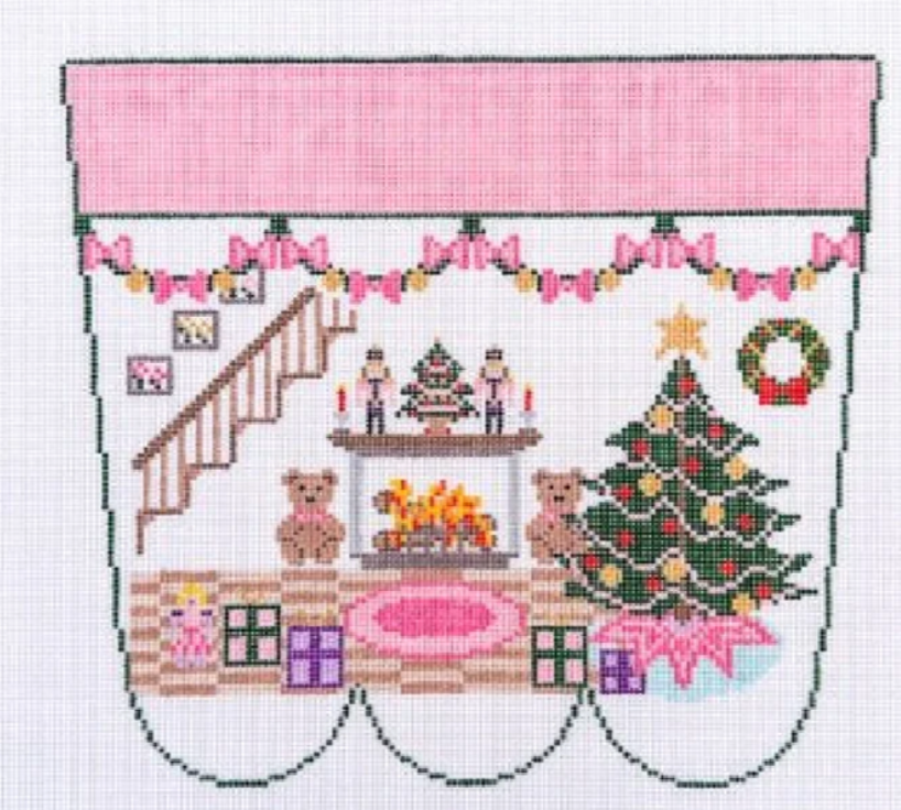 Stocking Cuff-Pink