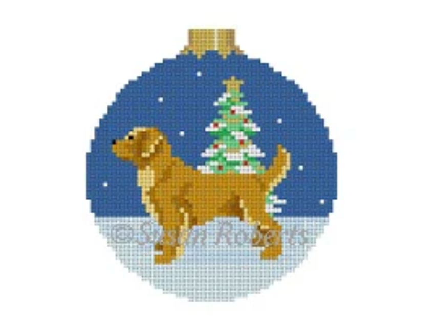 Golden Retriever Round