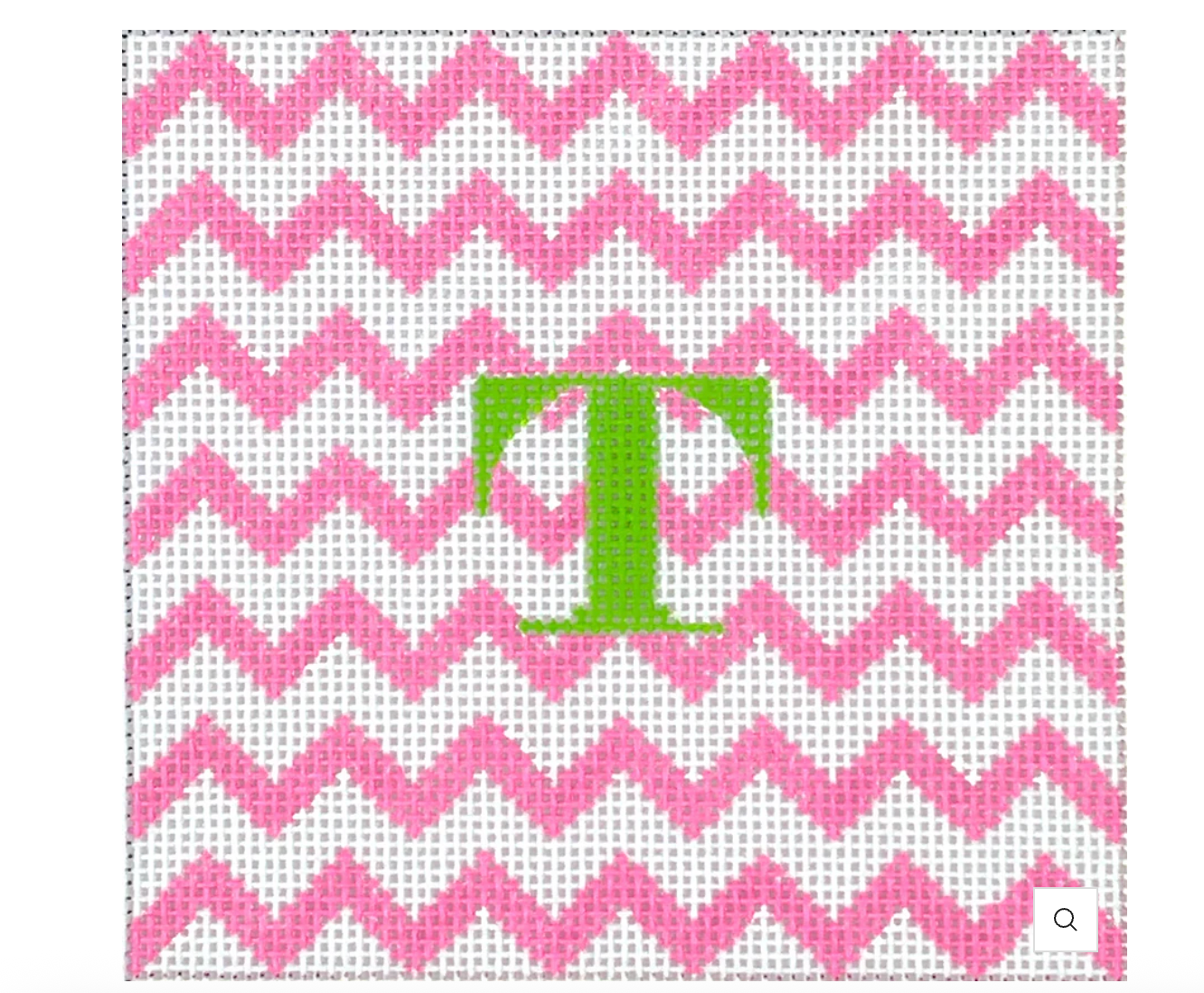 Pink and White Zig Zag