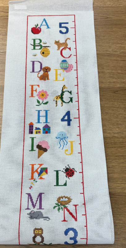 Alphabet Sampler Growth Chart