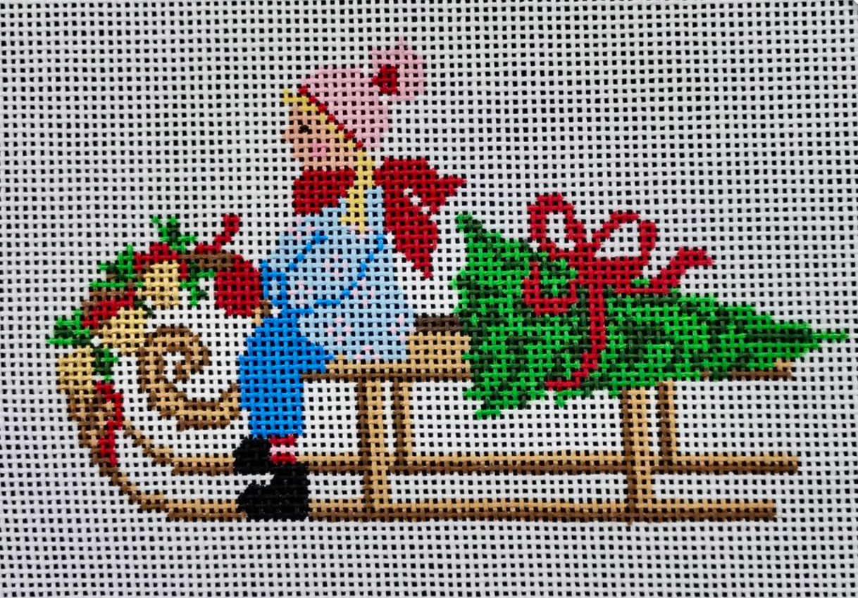 Festive Sled - Girl