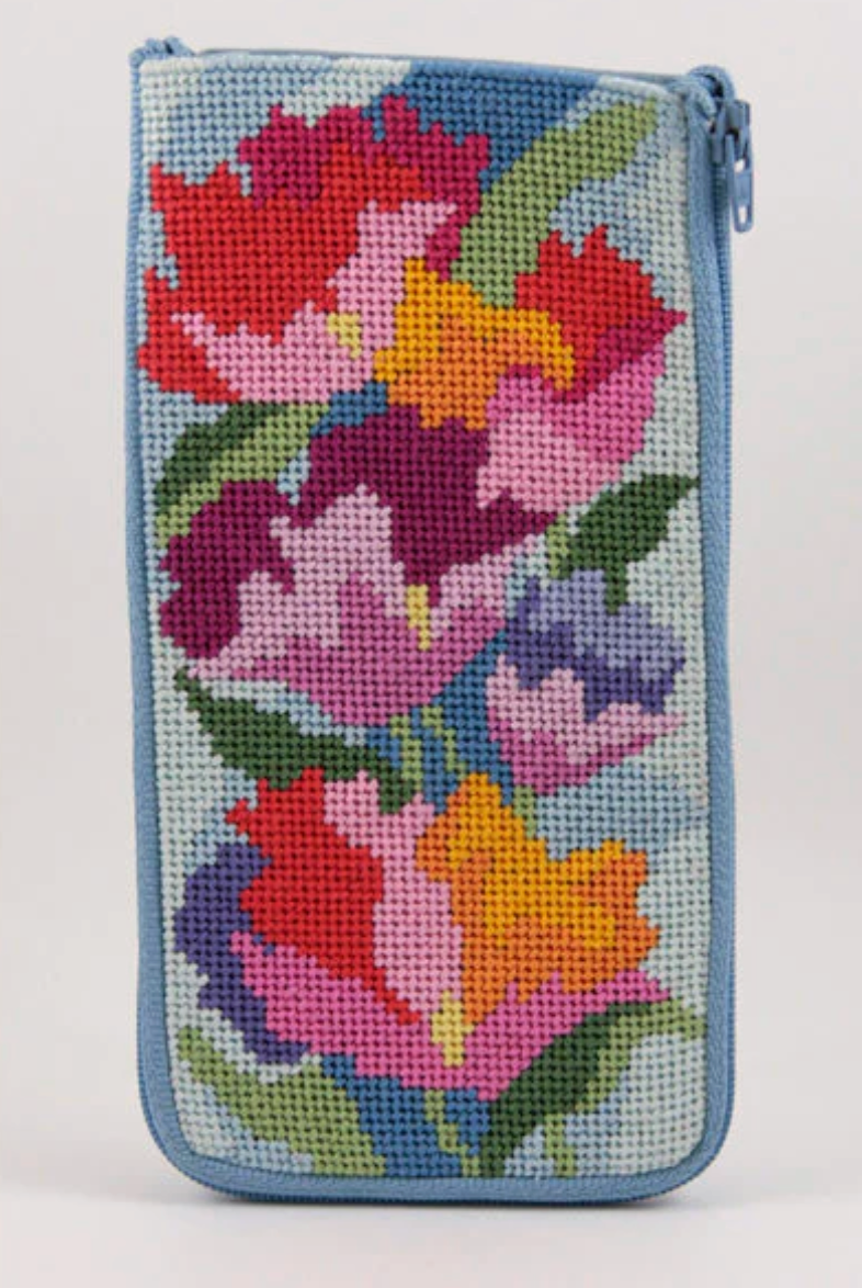 Watercolor Poppies Eyeglass Case