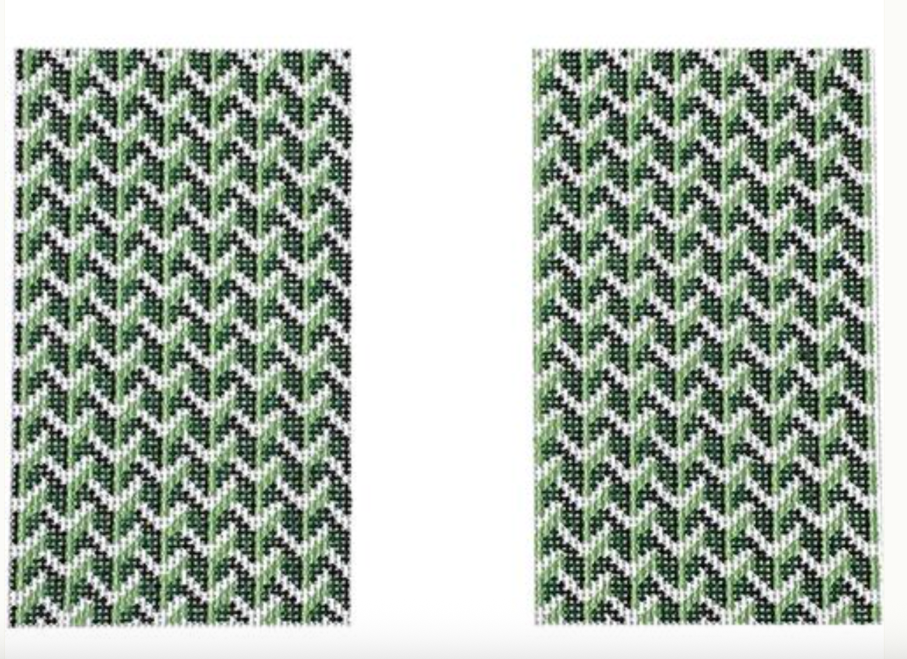 Y Pattern Clutch Green Back