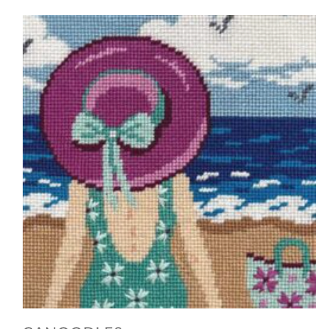 Lady on the Beach-Canoodles
