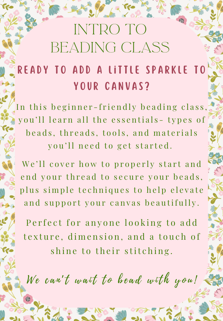 March 14: Intro to Beading Class