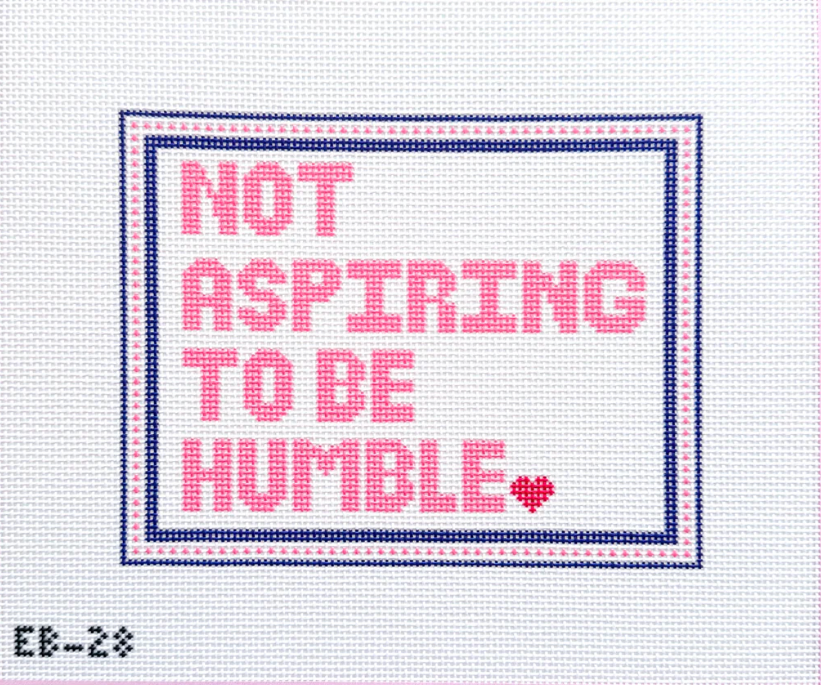 Not Aspiring to Be Humble