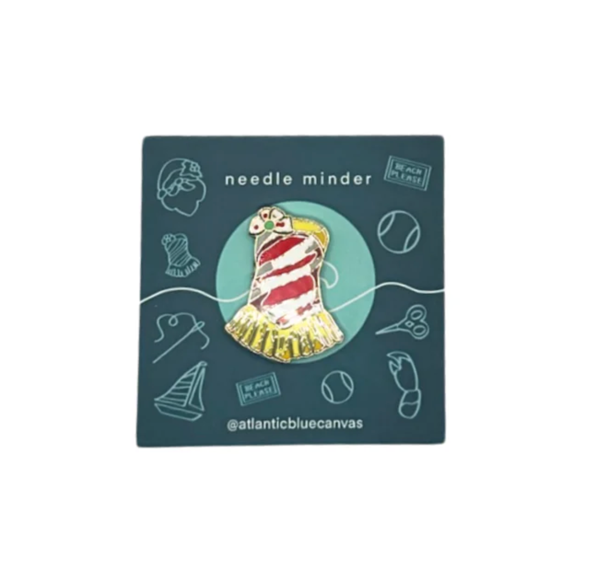 Candy Cane Dress Needle Minder