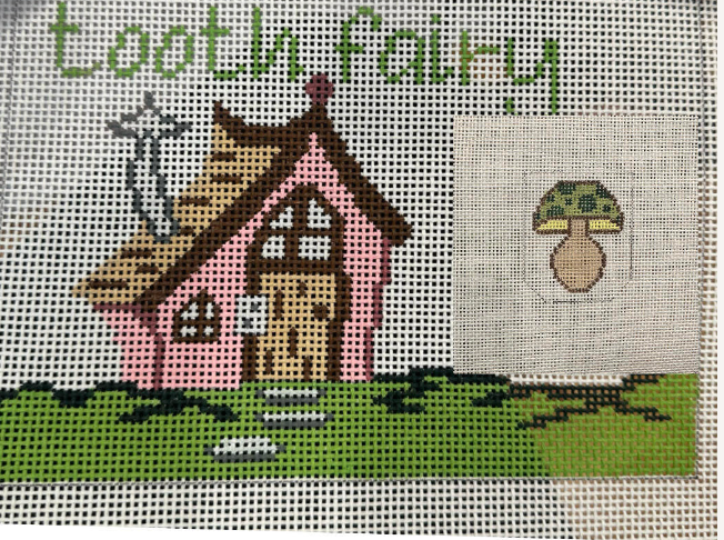 Troll House Tooth Fairy Pillow-Pink