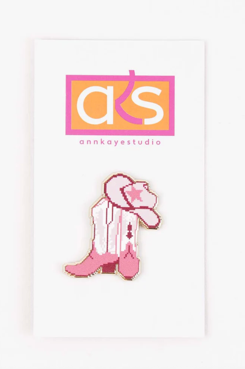 Pink Boots Needle Minder