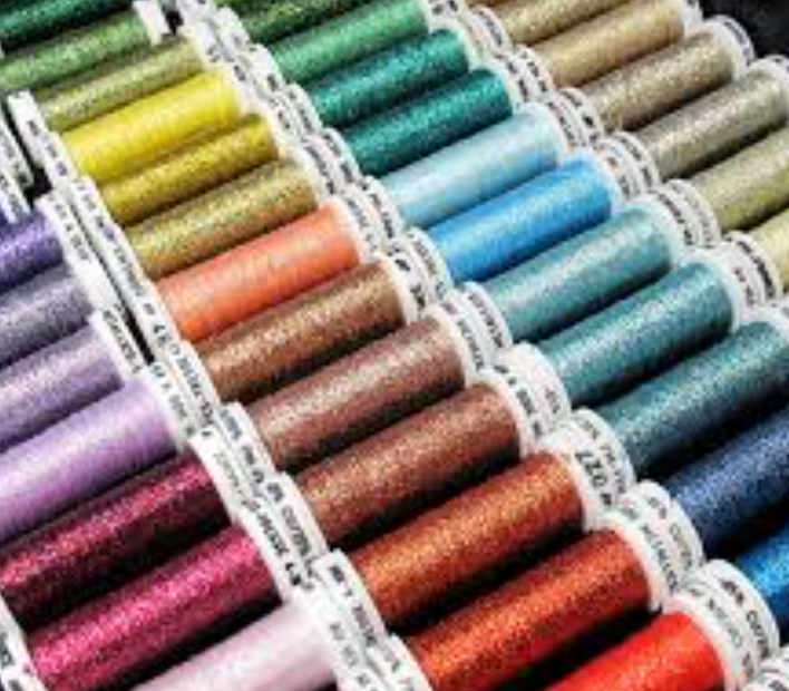 Size 8 Au Ver a Soie Metallics