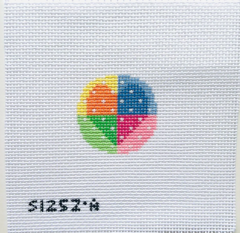 Multicolored Heart Key Fob Insert