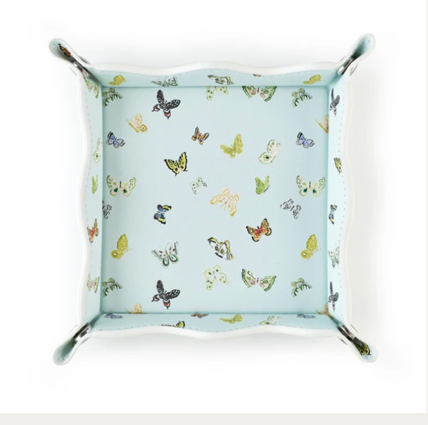 Evelyn Henson Butterfly Print Valet Tray