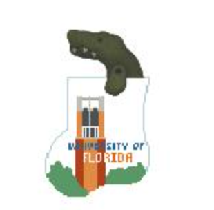 University of Florida Mini Sock with Gator