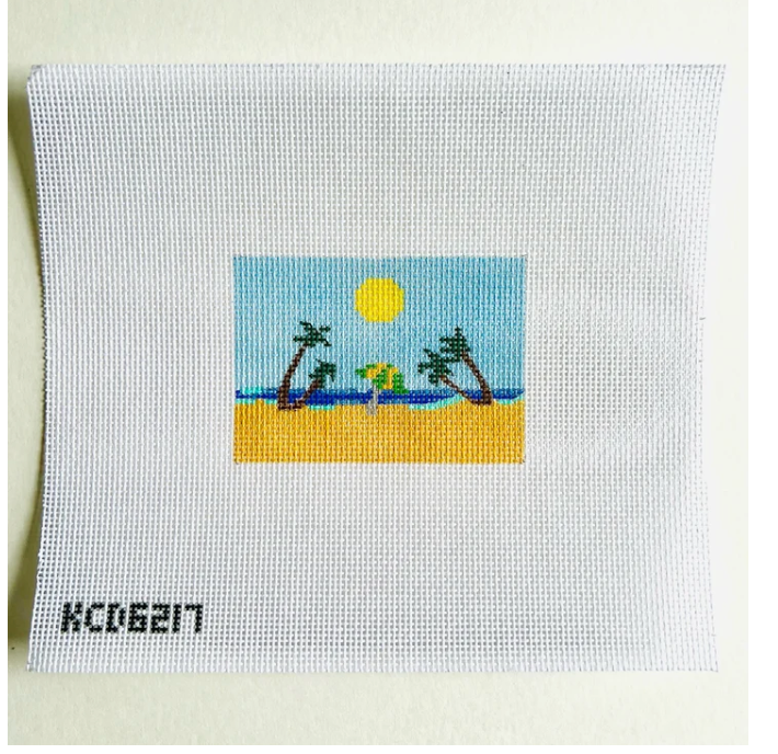 Beach Luggage Tag Insert