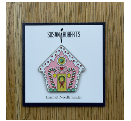 Pink Gingerbread House Needleminder