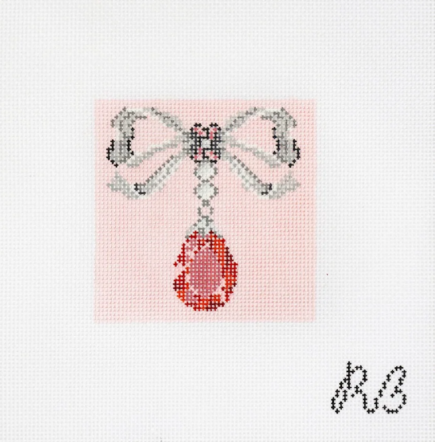 Ruby Drop Gemstone
