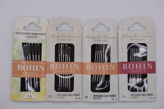 Bohin France Tapestry Needles (#18, #20, #22, #24)