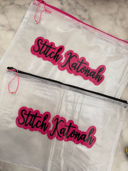 Stitch Katonah Vinyl Project Bag