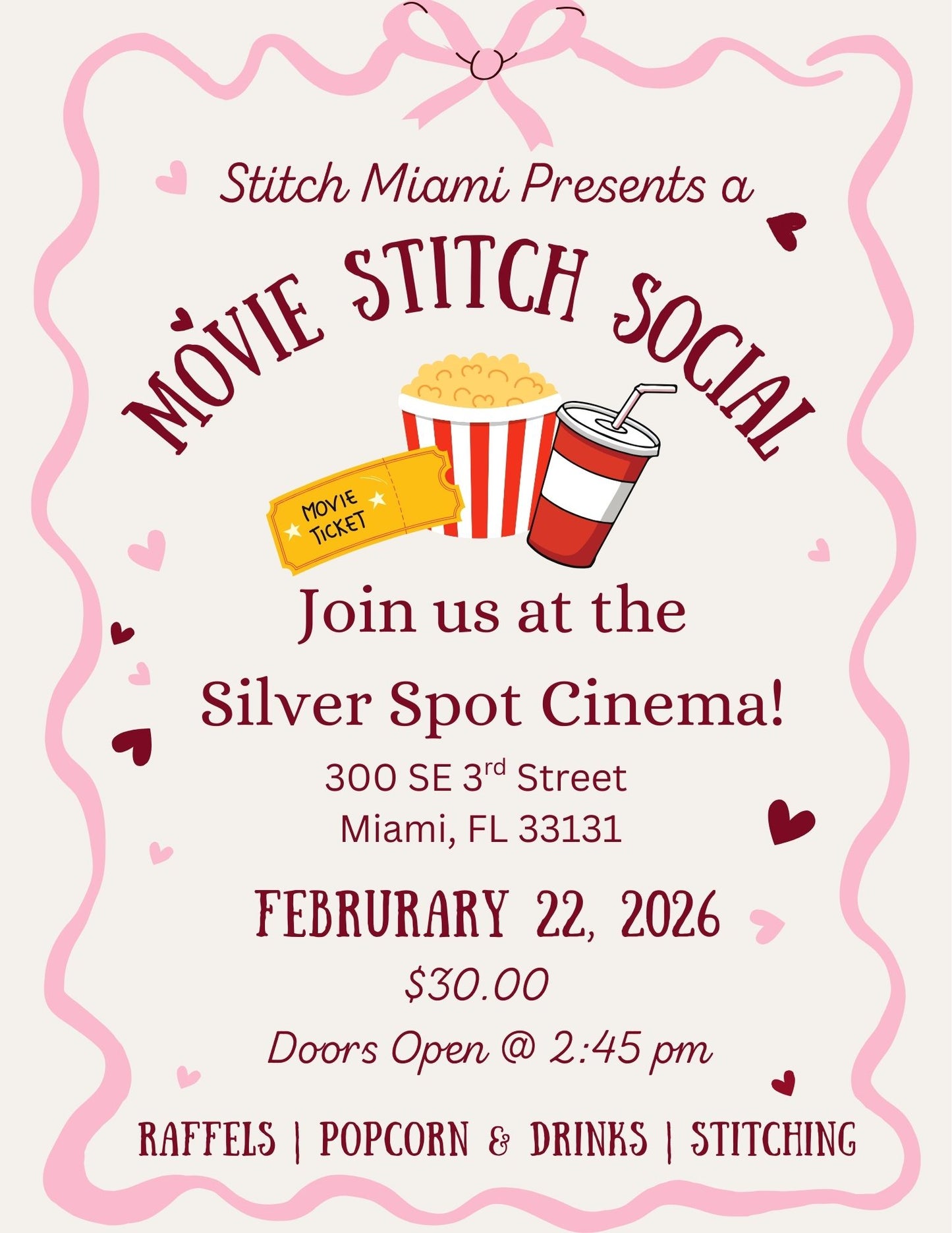 Movie Stitch Social (Miami)- 2/22/2026