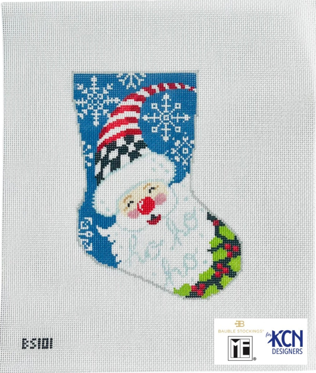 Santa Ornament Sized Stocking