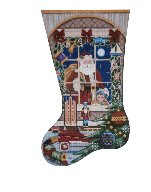 Christmas Wishes Boy Stocking