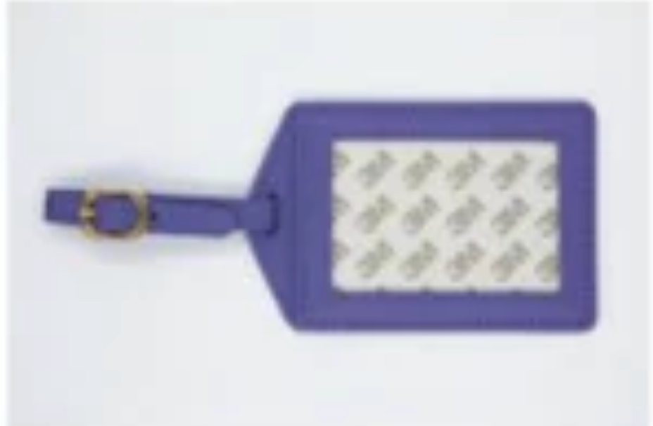 Leather Luggage Tag-Lavendar