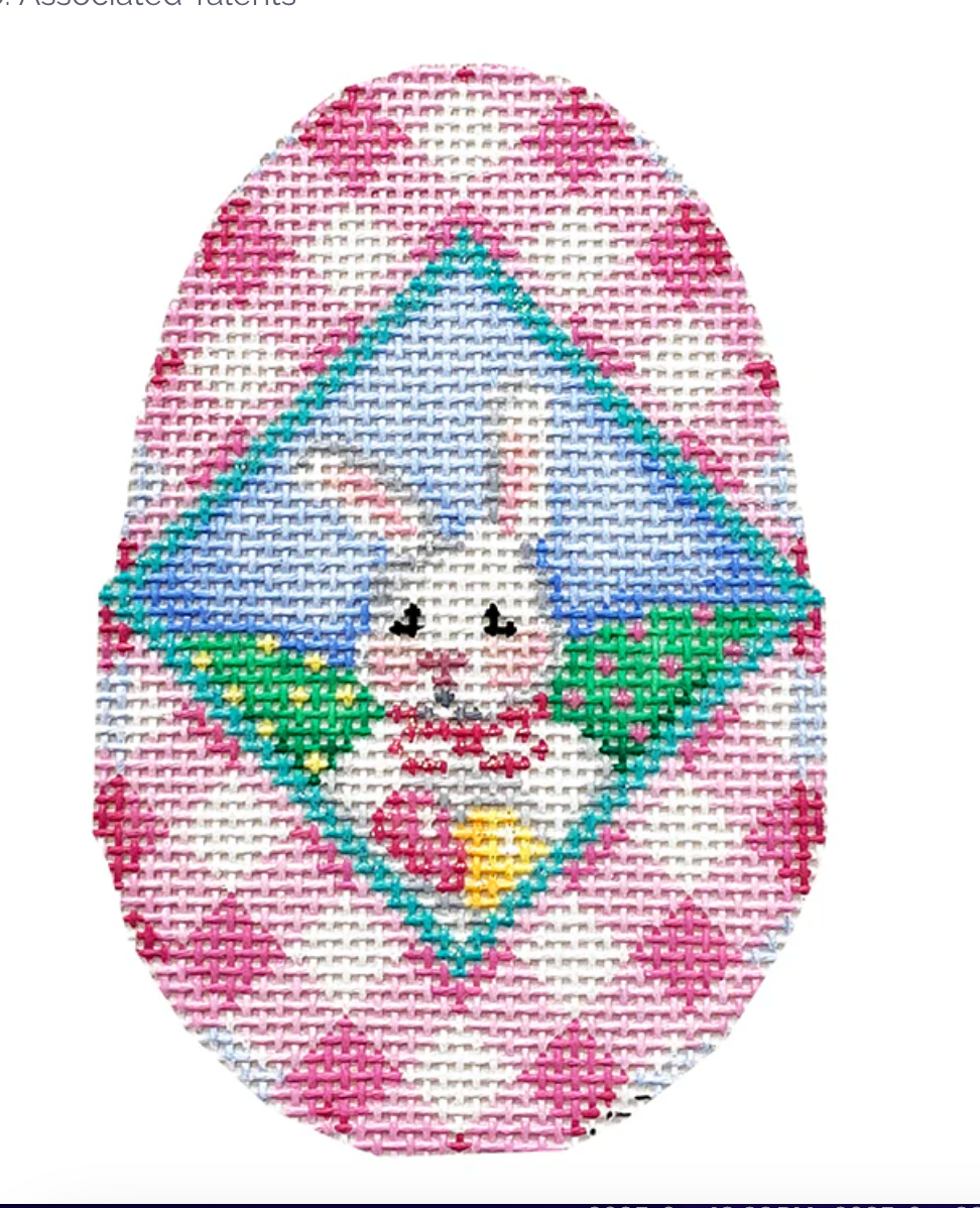 Bunny with Eggs/Gingham Egg