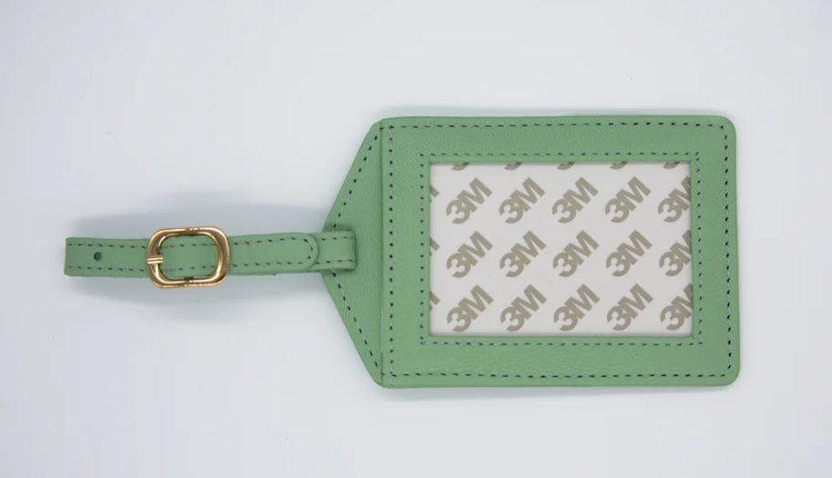 Smoky Green Luggage Tag