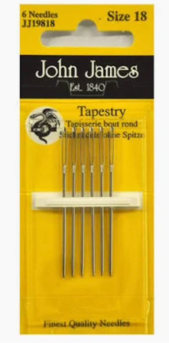 John James Tapestry Needles -Size 18