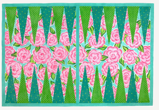 Lilly Inspired Backgammon Board