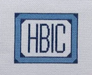 HBIC-Head Bitch in Charge-Large-Blue