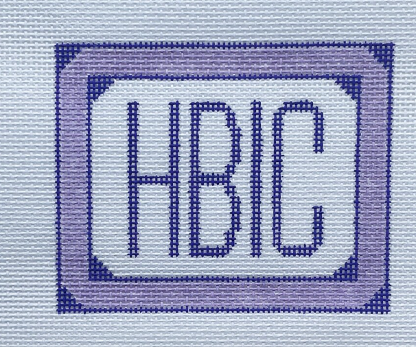 HBIC-Head Bitch in Charge-Purple Large