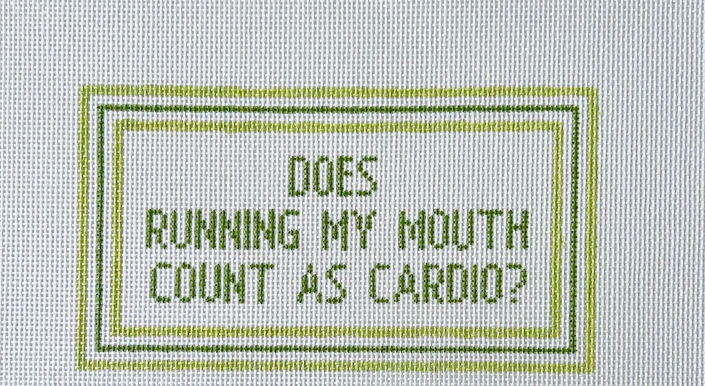 Does Running My Mouth Count as Cardio