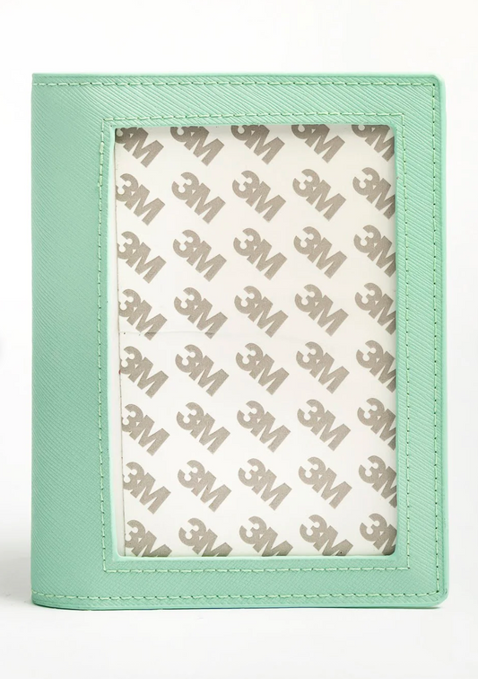 Self-Finishing Passport Cover - Aqua