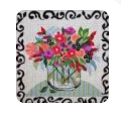 Spring Bouquet in Glass