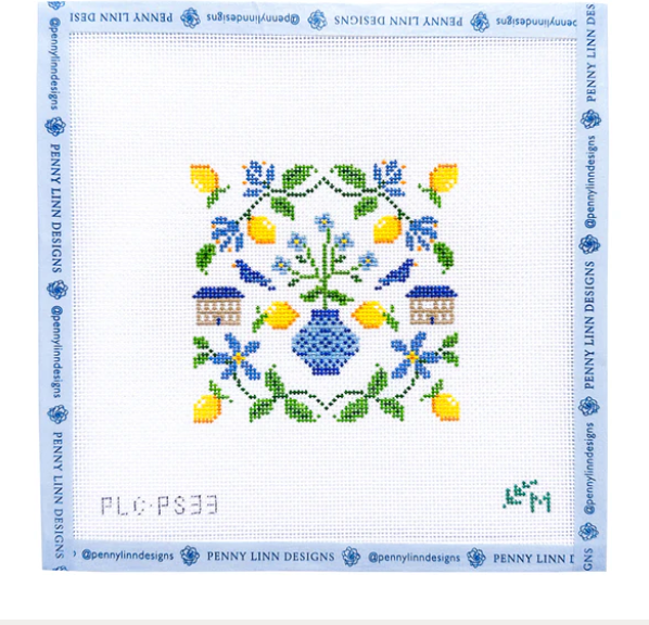 Lemon Motif Square
