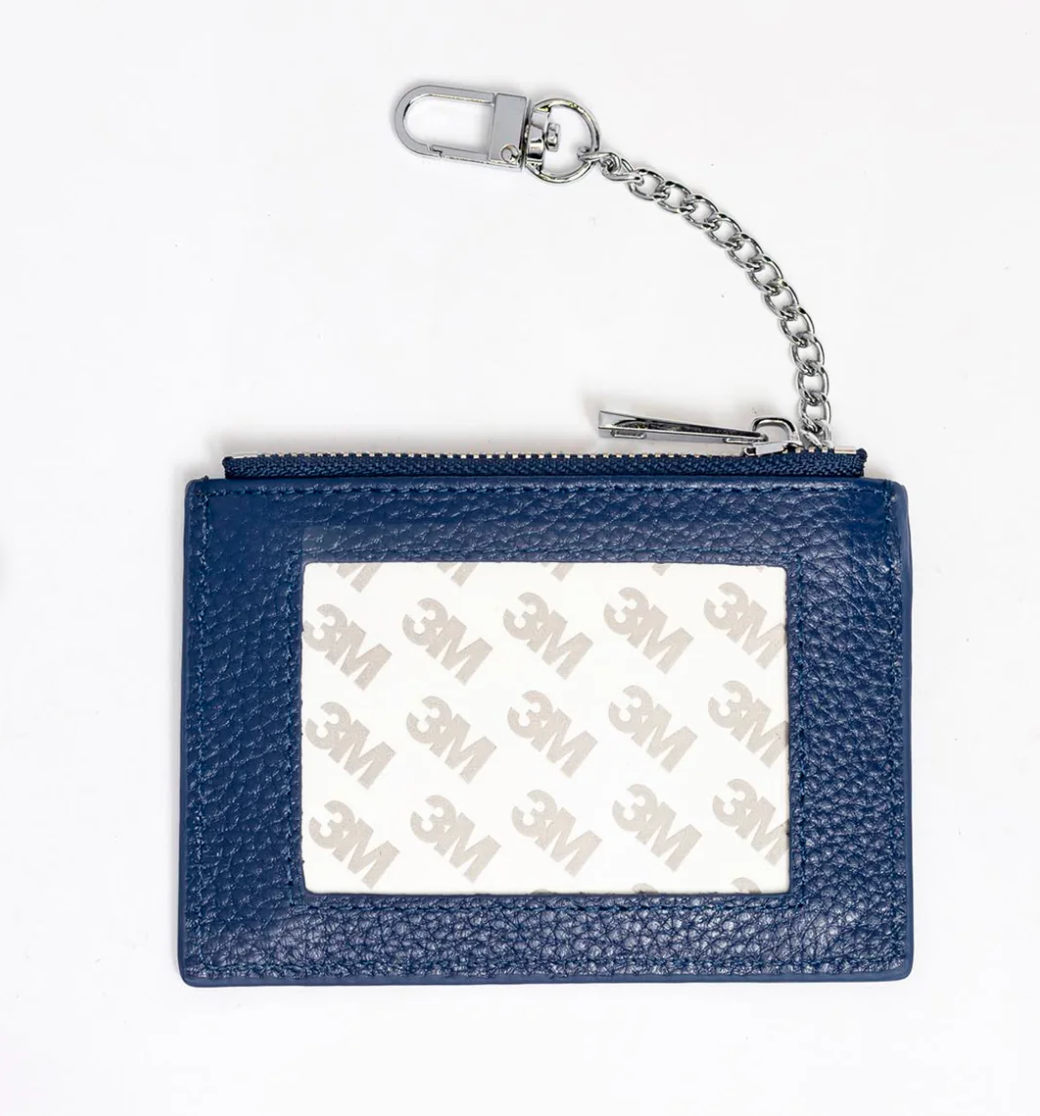 Everyday Wallet-Royal Blue Silver Chain