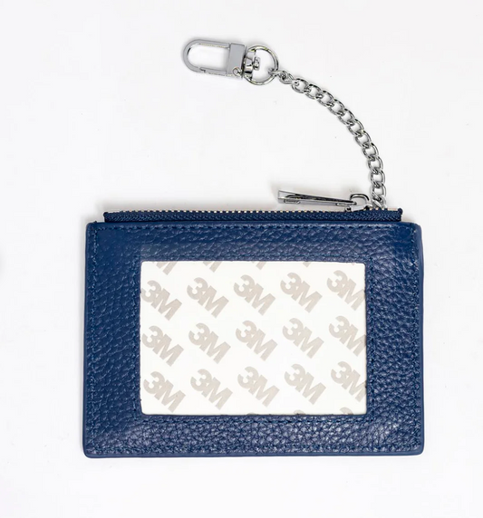Everyday Wallet-Royal Blue Silver Chain
