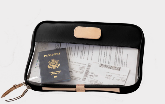 "Stitch Katonah" Jon Hart Clear Folio-Black