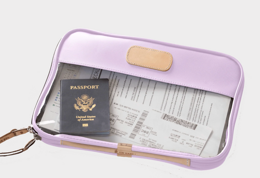 "NDLPT" Jon Hart Clear Folio-Lilac