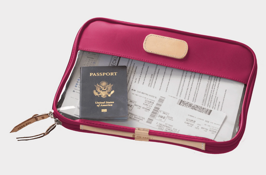 "Stitch Katonah" Jon Hart Clear Folio-Berry