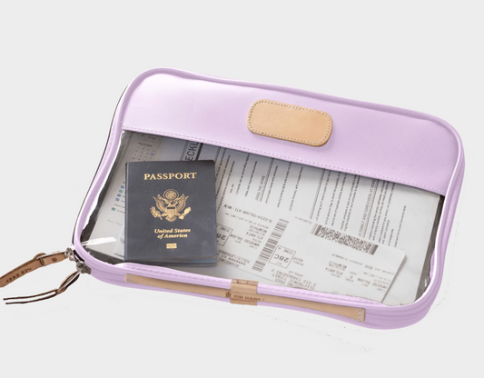 "Stitch Katonah" Jon Hart Clear Folio-Lilac