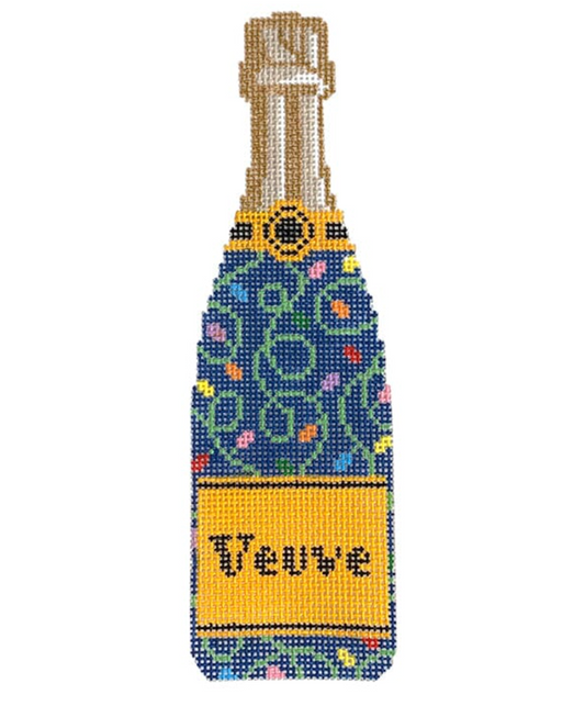 String Lights Veuve Bottle