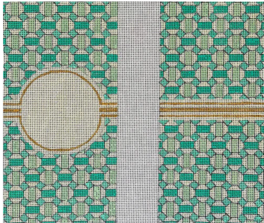 Turquoise Monogram Case