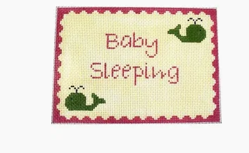 Whale-Baby Sleeping Sign